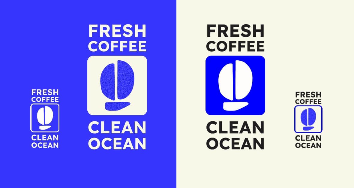 label fresh coffee