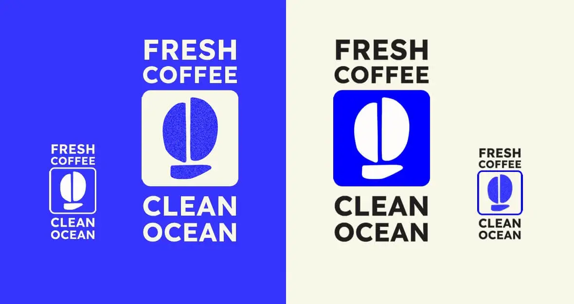 label fresh coffee